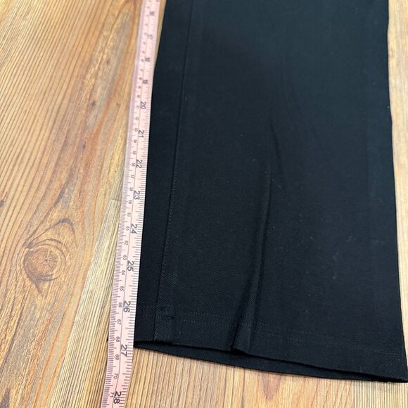 Chico's So Slimming Black Ankle Jean Texture Stretchy Pants - Size 2 (US L/12) - Picture 8 of 8